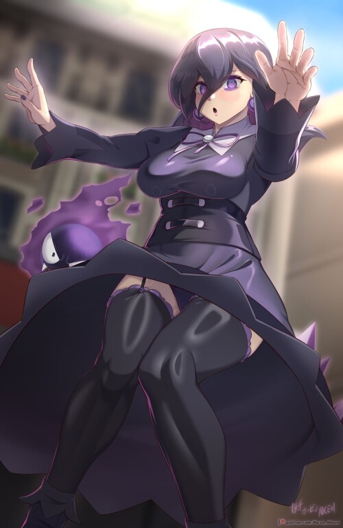  hex maniac gastly and haunter pokemon and 1 more drawn by vilde loh hocen sample 086e7e4cdcfd3e6a64