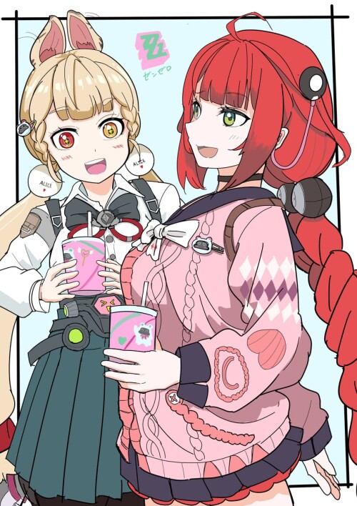  ukinami yuzuha and alice thymefield zenless zone zero drawn by miya zirou sample 0dfd24c21447ecfad7