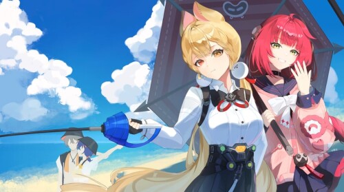  ukinami yuzuha alice thymefield belle and wise zenless zone zero drawn by hei yubai yuan sample 0ab