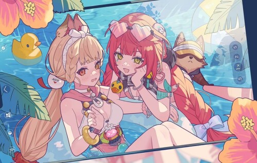  ukinami yuzuha alice thymefield and kama zenless zone zero drawn by moo n moko sample d075ebd3b7bd7