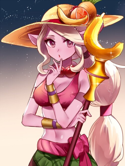 soraka and order of the banana soraka league of legends drawn by manio 3eb54741cb7dea18ed785fc9a55e