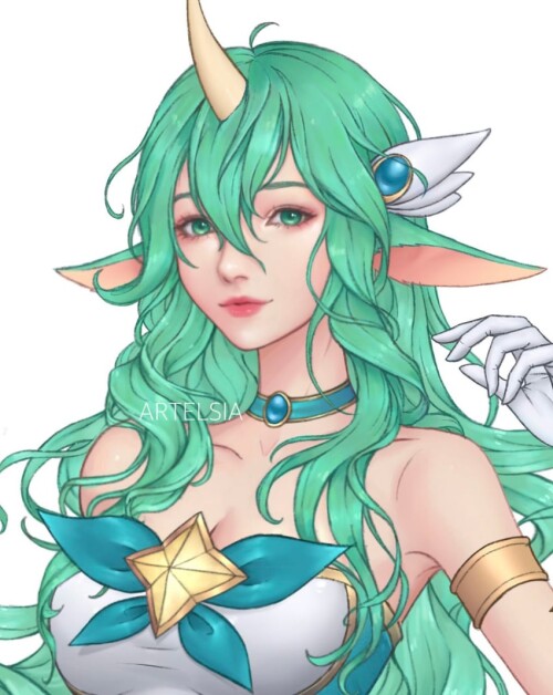  soraka and star guardian soraka league of legends drawn by artelsia sample c9b8f89075557071501244a1