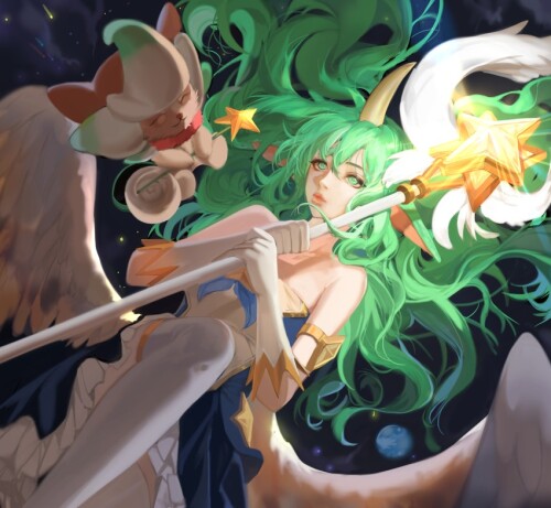  soraka and star guardian soraka league of legends drawn by ma g giee sample b0028999eb75a47104744f5