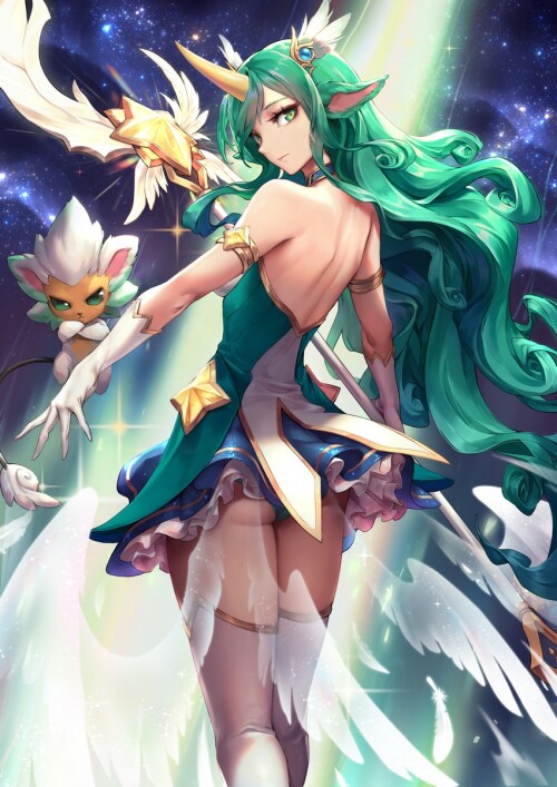  soraka star guardian soraka and shisa league of legends drawn by oopartz yang sample 5dce85b53a72bf