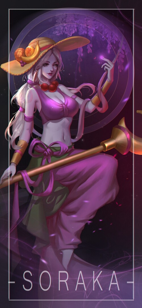  soraka and order of the banana soraka league of legends drawn by jingwen lin sample 5cdf97a528ad1e4