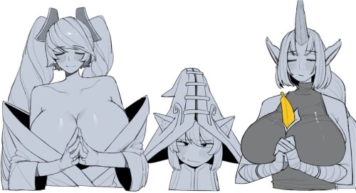 sona lulu and soraka league of legends drawn by ohasi sample e926af23d4017dcf99a97ba1e5811431