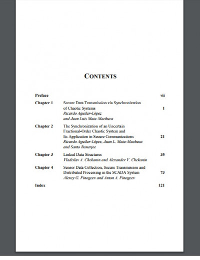 Data Structures and Transmission Research, Technology and Applications (2)