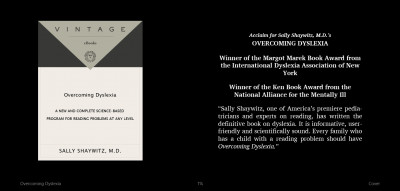 Overcoming Dyslexia A New and Complete Science Based Program for Reading Problems at Any Level (1)
