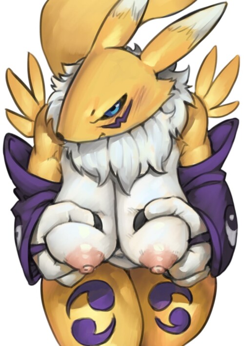  renamon digimon drawn by puchirisu sample 622fab291591bd34fb98f19635321a2a