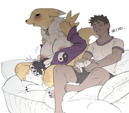  renamon digimon drawn by zhou135627 sample 1d416ddb4c8d6e0397b5c52ca76e52f9