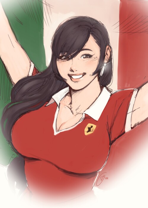 Day 144 of Posting Tifa Lockhart Art 145 Nshm1vg