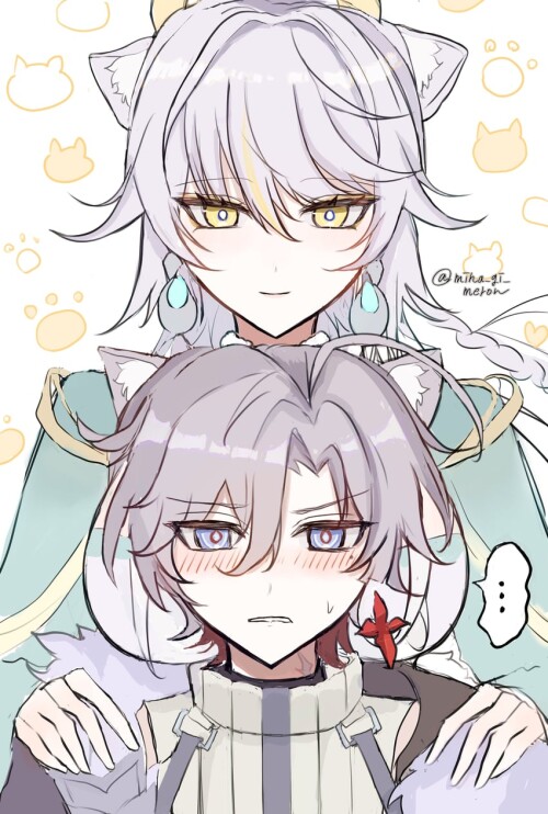  illuga and zibai genshin impact drawn by mina gi meron sample 442f421b26d1ae0ee1f1b89e6848f629