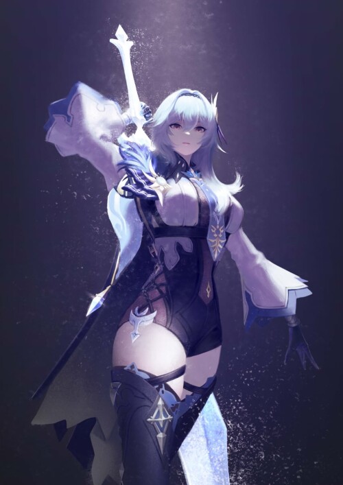  eula genshin impact drawn by sal sal487095 sample 7dd7060440a1f3528660d3aeff19589c