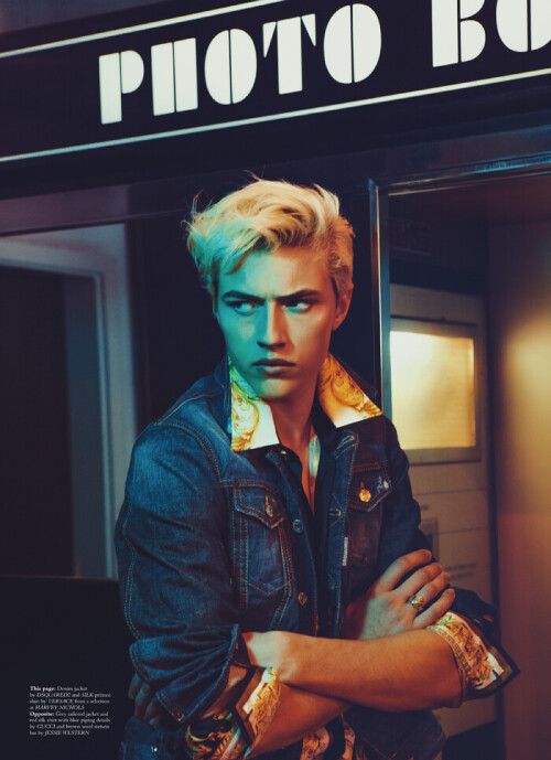 Lucky Blue Smith 2015 Wonderland Cover Photo Shoot 002