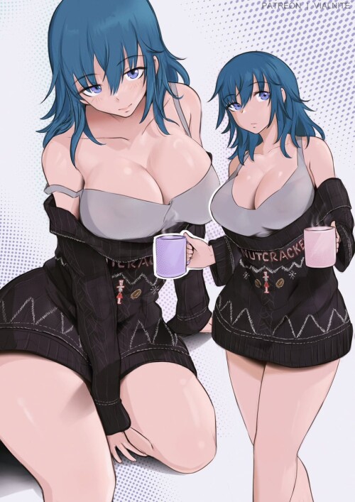  byleth and byleth fire emblem and 1 more drawn by vialnite sample a6ab551bac12012e531009eaf3115a4d
