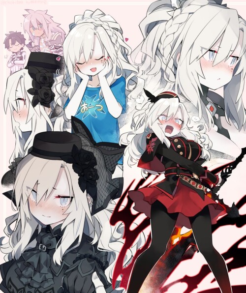  fujimaru ritsuka siegfried kriemhild fujimaru ritsuka kriemhild and 2 more fate and 2 more drawn by