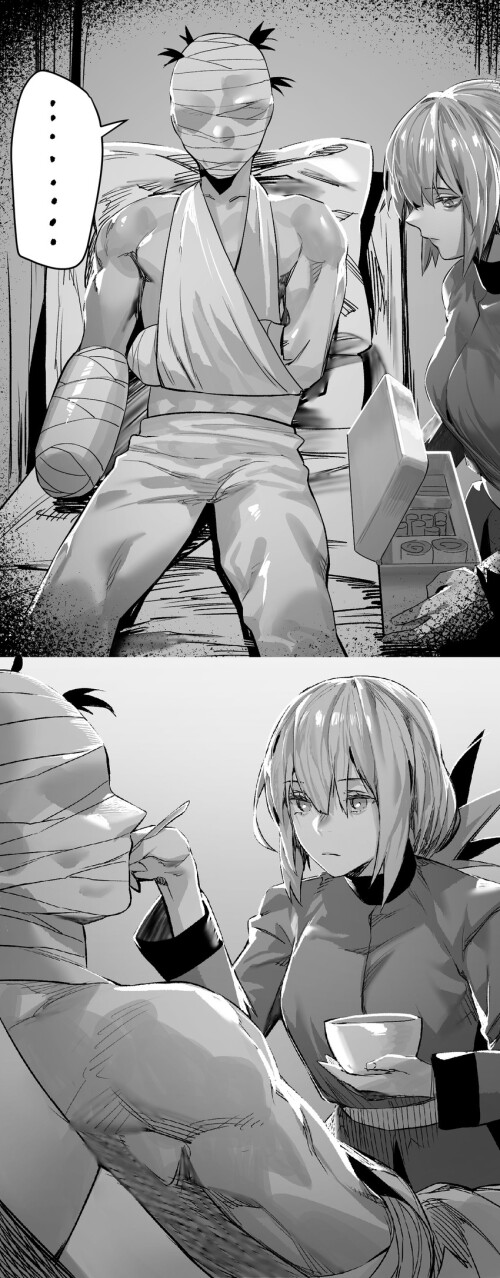  fujimaru ritsuka and florence nightingale fate and 1 more drawn by hxd sample 2e4debc2c1aff95faa6a7