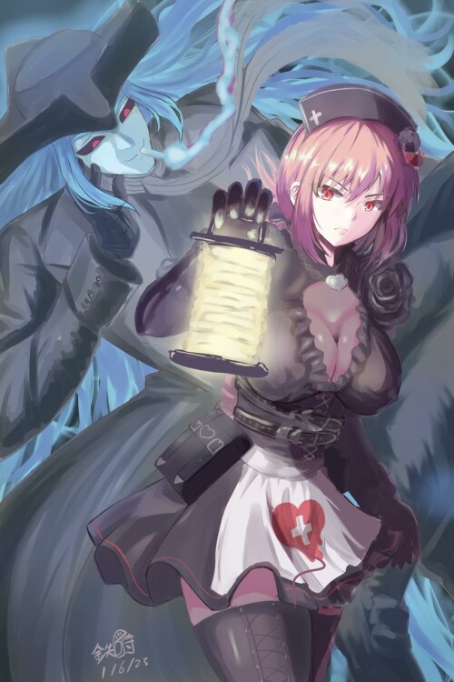  florence nightingale florence nightingale and grey fate and 2 more drawn by iron samurai sample dd6