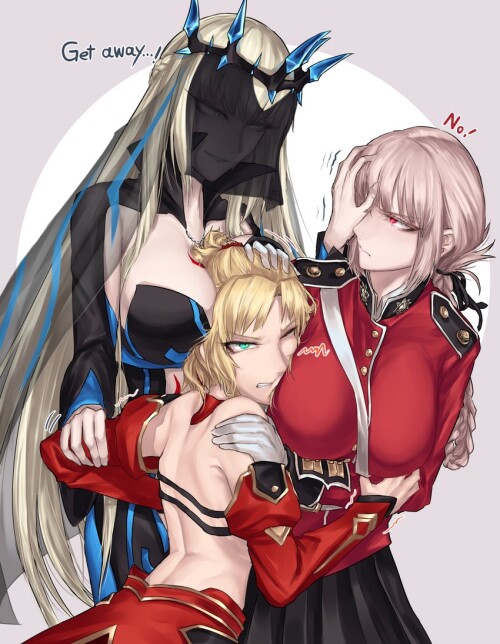  mordred mordred florence nightingale and morgan le fay fate and 2 more drawn by joki yoh sample 603