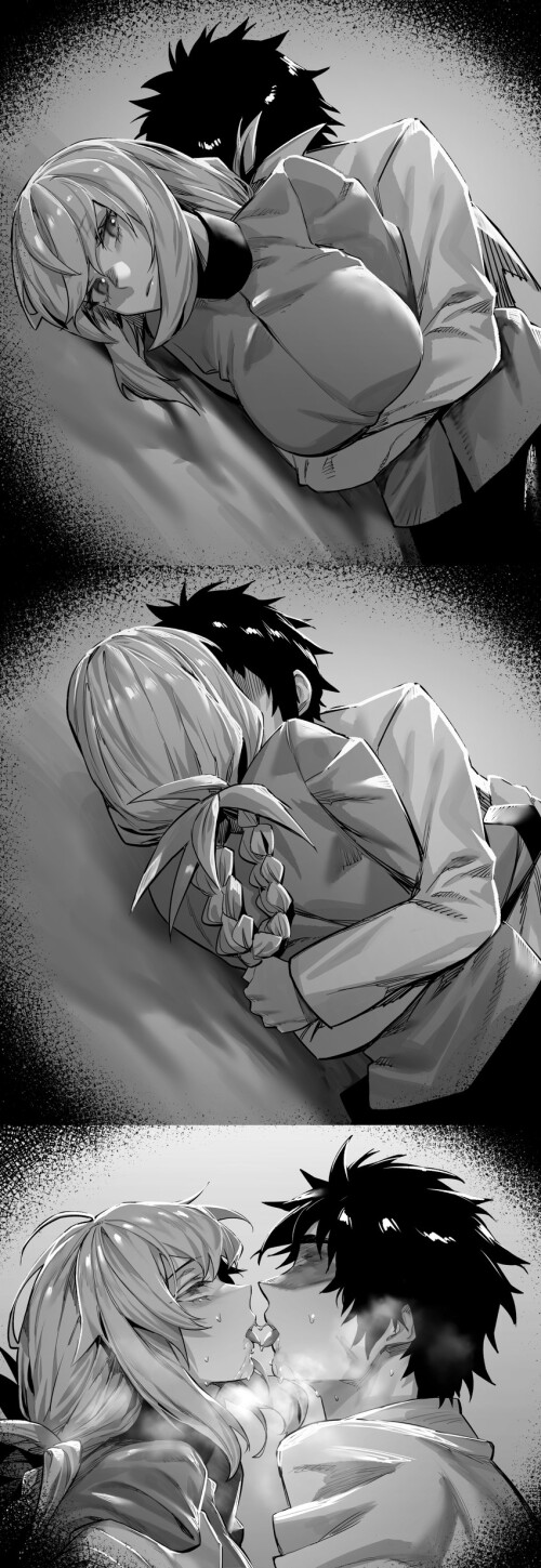  fujimaru ritsuka and florence nightingale fate and 1 more drawn by hxd sample 5b9036142ae7f16d8559d