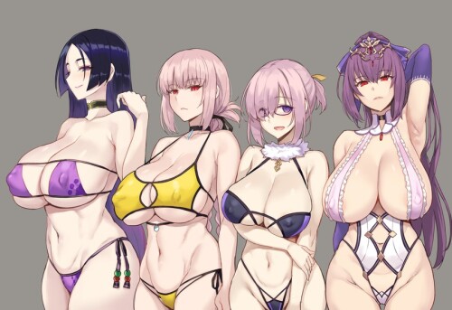  mash kyrielight scathach minamoto no raikou florence nightingale scathach skadi and 2 more fate and