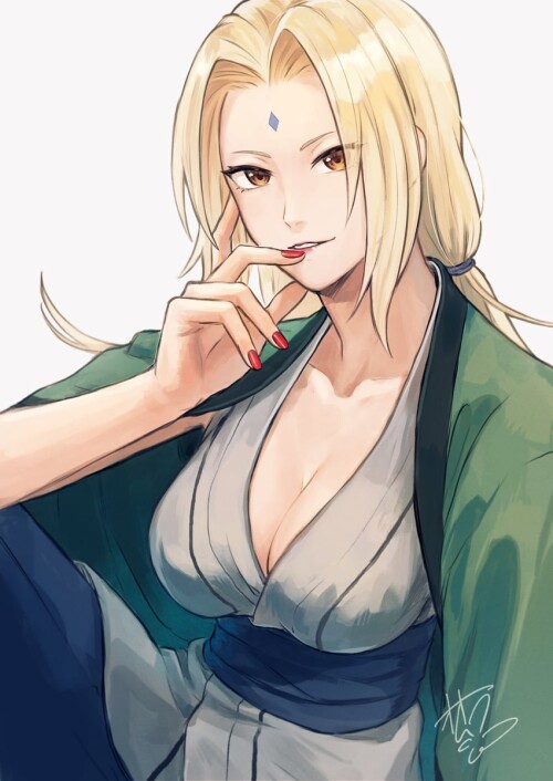  tsunade naruto and 1 more drawn by oomura saki sample 4c0ab7613d619c7067d0b48415c5823f