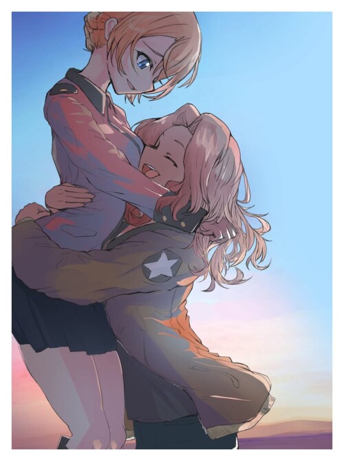  darjeeling and kay girls und panzer drawn by kyougi sharyou sample 158ae9cfdf17f467ba4f6656e40b35b0