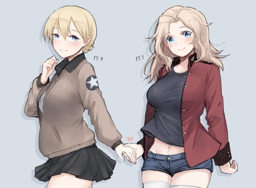  darjeeling and kay girls und panzer drawn by m1saki 1 sample fd2aa81e385aa507151a5b40bf41ef8e