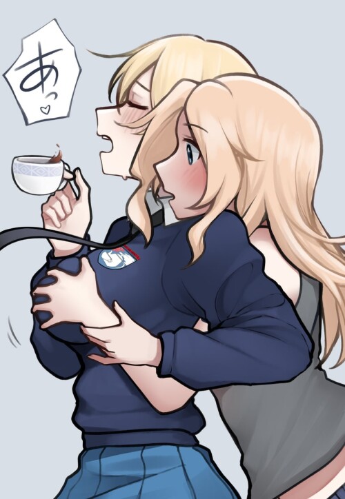  darjeeling and kay girls und panzer drawn by m1saki 1 sample b5a5a32e3521762e88f542c91cffdfa2