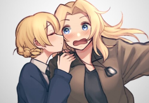 darjeeling and kay girls und panzer drawn by m1saki 1 sample 5e0baf1b5ed1a5b953d1bb4ba2ced33c