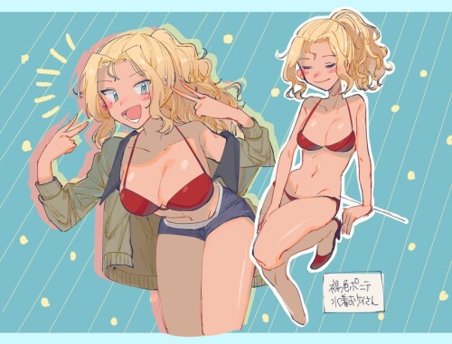  kay girls und panzer drawn by aaru kerogero1582 sample a0021fa53a09e5bfc305797713be2c26