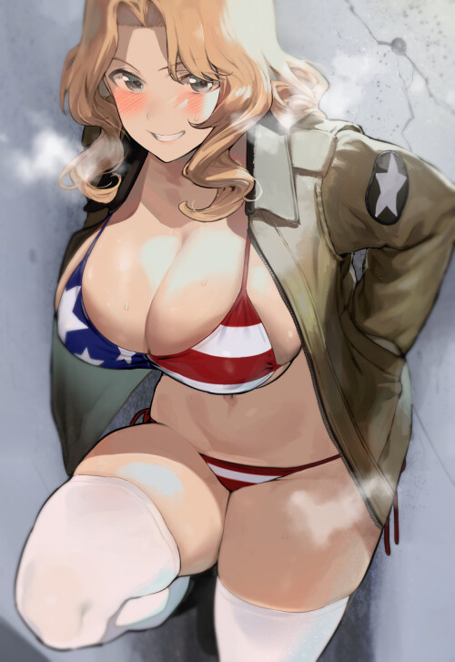  kay girls und panzer drawn by ikuchan kaoru 8f2214c527df6c0ba50ba205a8596325