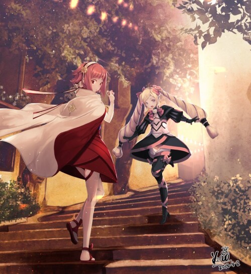  elise and sakura fire emblem and 1 more drawn by kero sweet 8106598c359a618f30d785922702838a