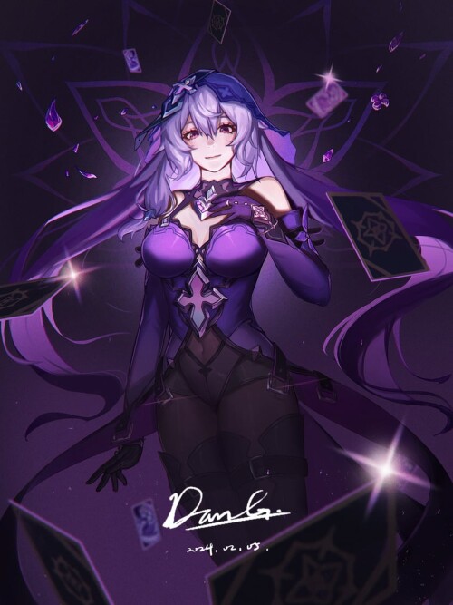  black swan honkai and 1 more drawn by juwdi sample db1f40dca25f6c6bff509423c9ffd28d