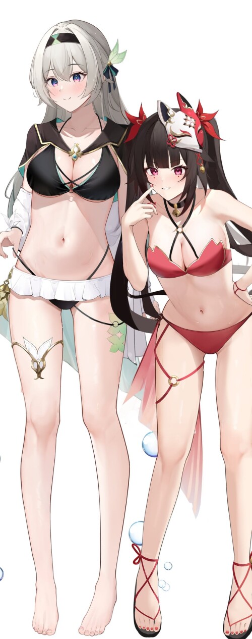  firefly and sparkle honkai and 1 more drawn by kirishe1101 sample f77bf9216a9d6e59853c10e023fb4227