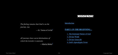 The Divine Mind Exploring the Psychological History of God's Inner Journey (2)