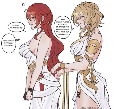  himeko and aglaea honkai and 1 more drawn by kaoruchihiro sample 6dec61fe4d8ab4cf70aef6c23264a93f