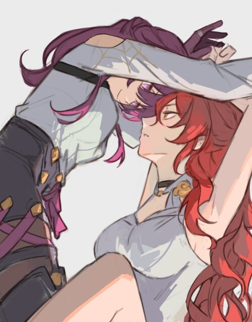 kafka and himeko honkai and 1 more drawn by was775 sample 2e27b4bab0e38e24d560756f711a753f