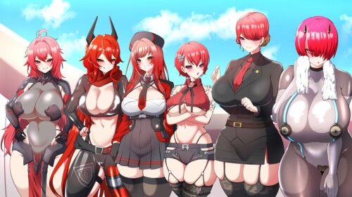  rapi red hood hongryeon nihilister ignis and 2 more goddess of victory nikke and 1 more drawn by gu