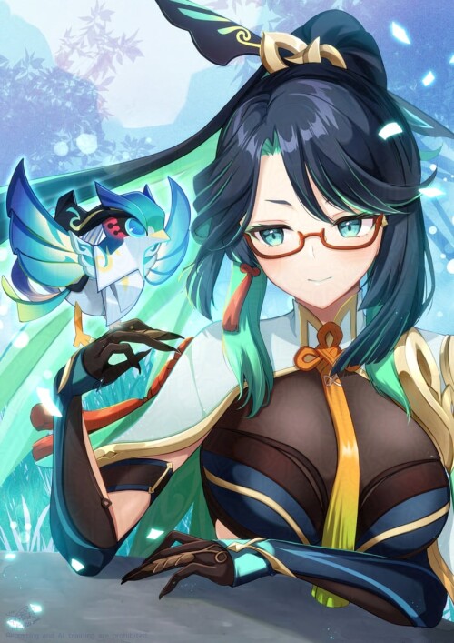 xianyun genshin impact drawn by azuma yuki sample 147cc89fbd12dc6f16b72c15189533ac