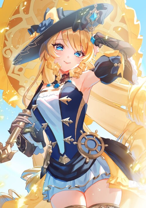  navia genshin impact drawn by harushio sample 2f22c45e15d9d49bf39fb8a43b057659
