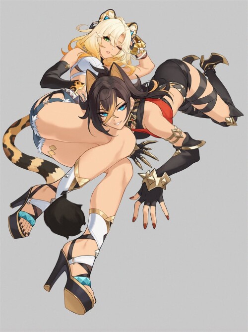  dehya and xilonen genshin impact drawn by red d sample 99b14e1c0124f8ae5775accbabc75b44