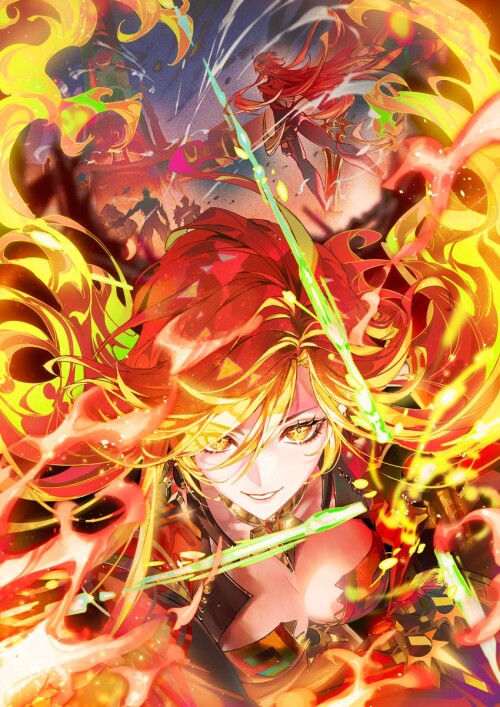  mavuika and capitano genshin impact drawn by bikkusama sample e3060922ce98fef68aecb843f0b931e6