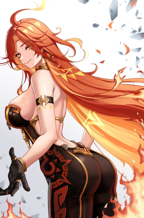  mavuika genshin impact drawn by dydydyok sample edac16d880e65921a2de645ac753dd0e
