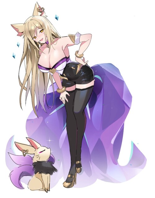  ahri and k da ahri league of legends drawn by pelicana sample 6c1d542d323afbdd6cc84e111d96f4a1