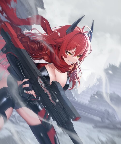  red hood goddess of victory nikke drawn by kam ja sample c1c4e242d479d9add3ff66c7176a593e