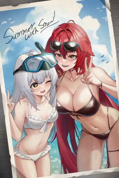  red hood snow white and snow white goddess of victory nikke drawn by sagle sample 35474815c6f66b805