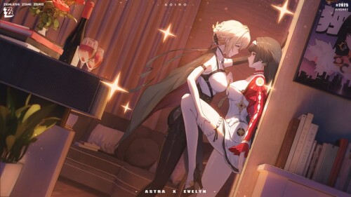 evelyn chevalier and astra yao zenless zone zero drawn by aoiro xiaolan sample 56637b512a72a1e3781a