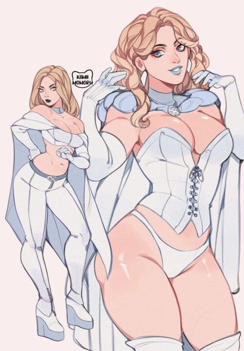  emma frost marvel and 1 more drawn by kamii momoru sample 3f4d16ef75f49144915868864d337d46