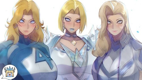  sue storm emma frost dagger and magik marvel and 3 more drawn by xuuikie ashe sample 769afb44509713